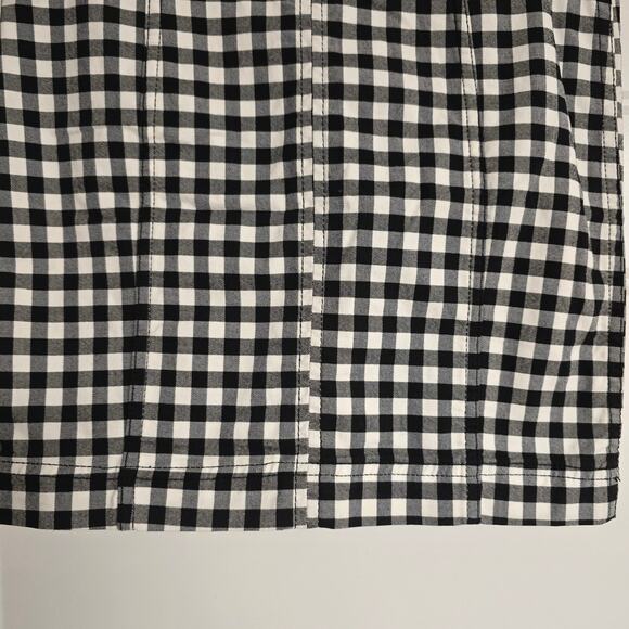 Women's Free People Black & White Check Mini Skirt | Size 2 - Picture 4 of 9